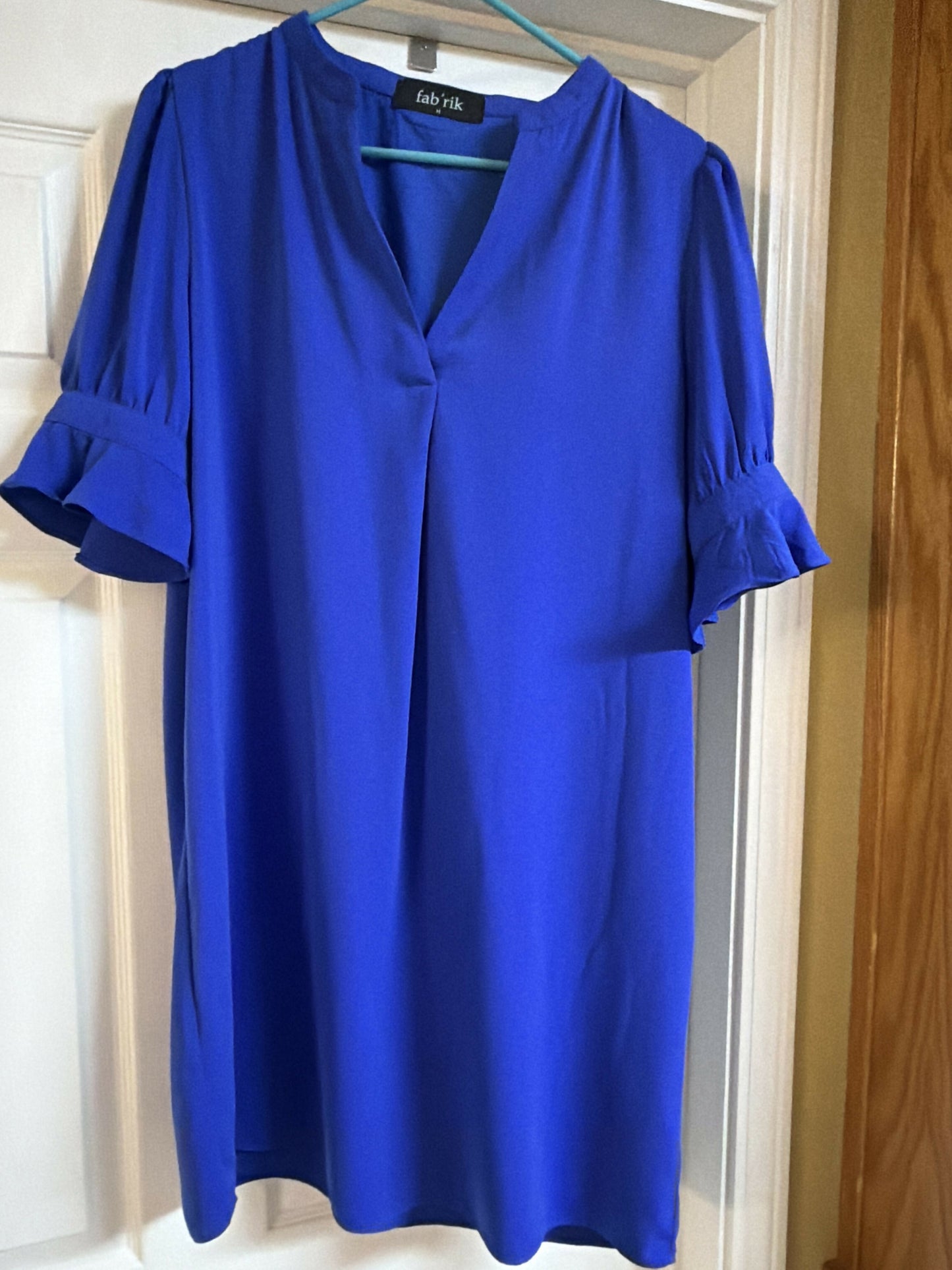 Blue dress size med