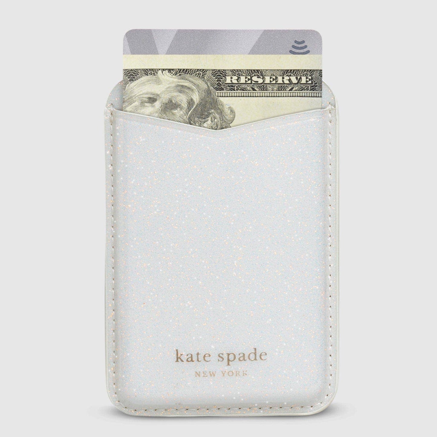 Case-Mate - Kate spade new york Wallet MagSafe White Glitter
