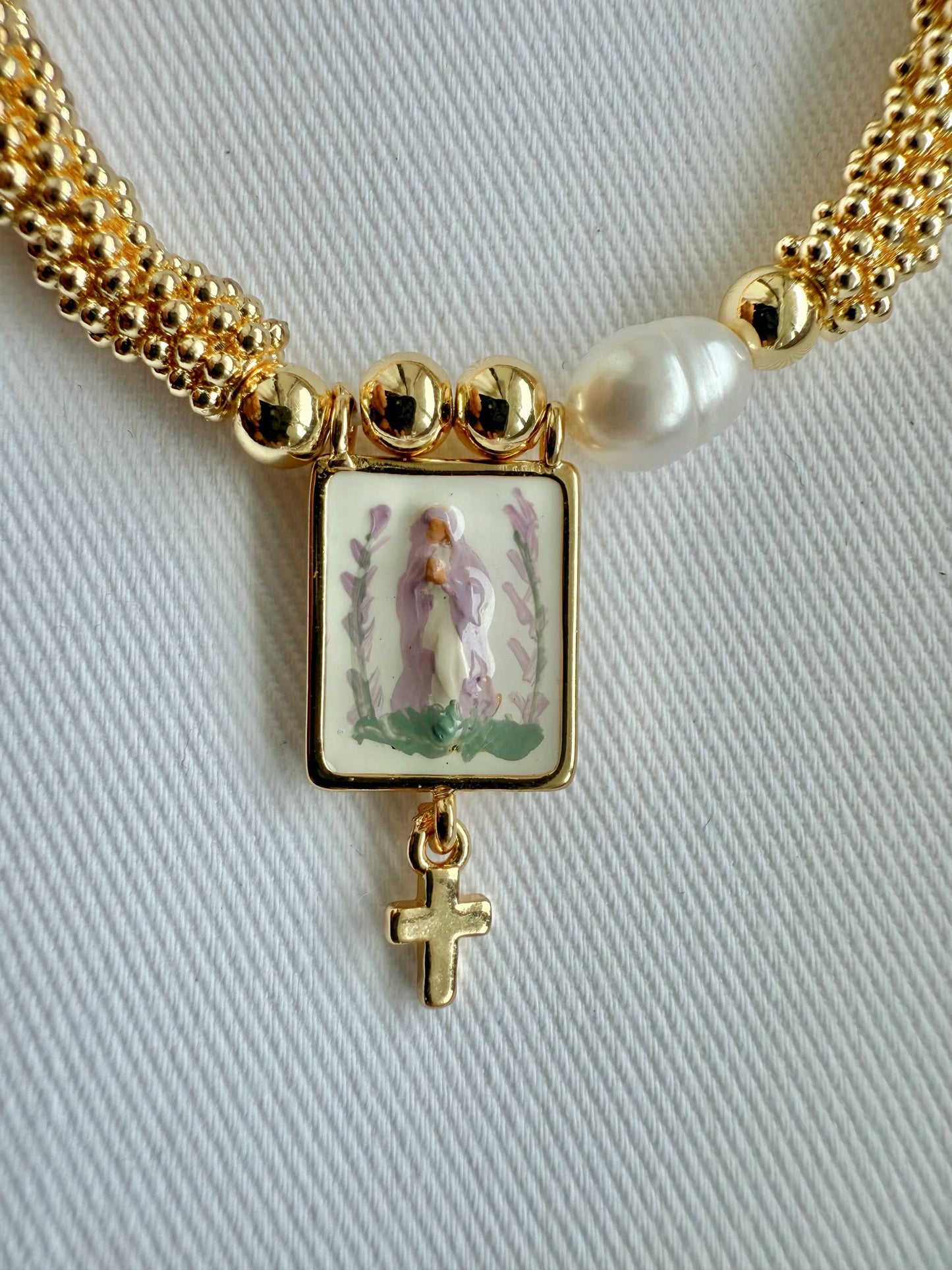 Harleigh Leonards Designs - Our Lady in Lavender Bracelet