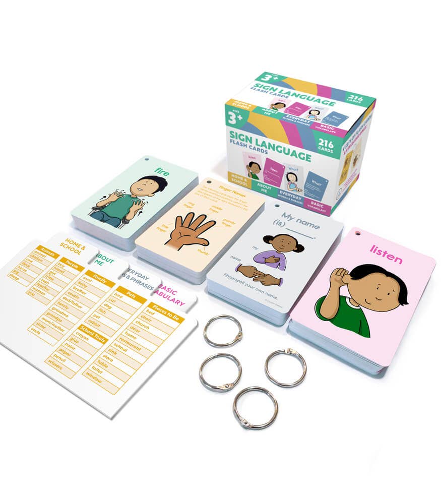 Carson Dellosa Sign Language Flash Cards