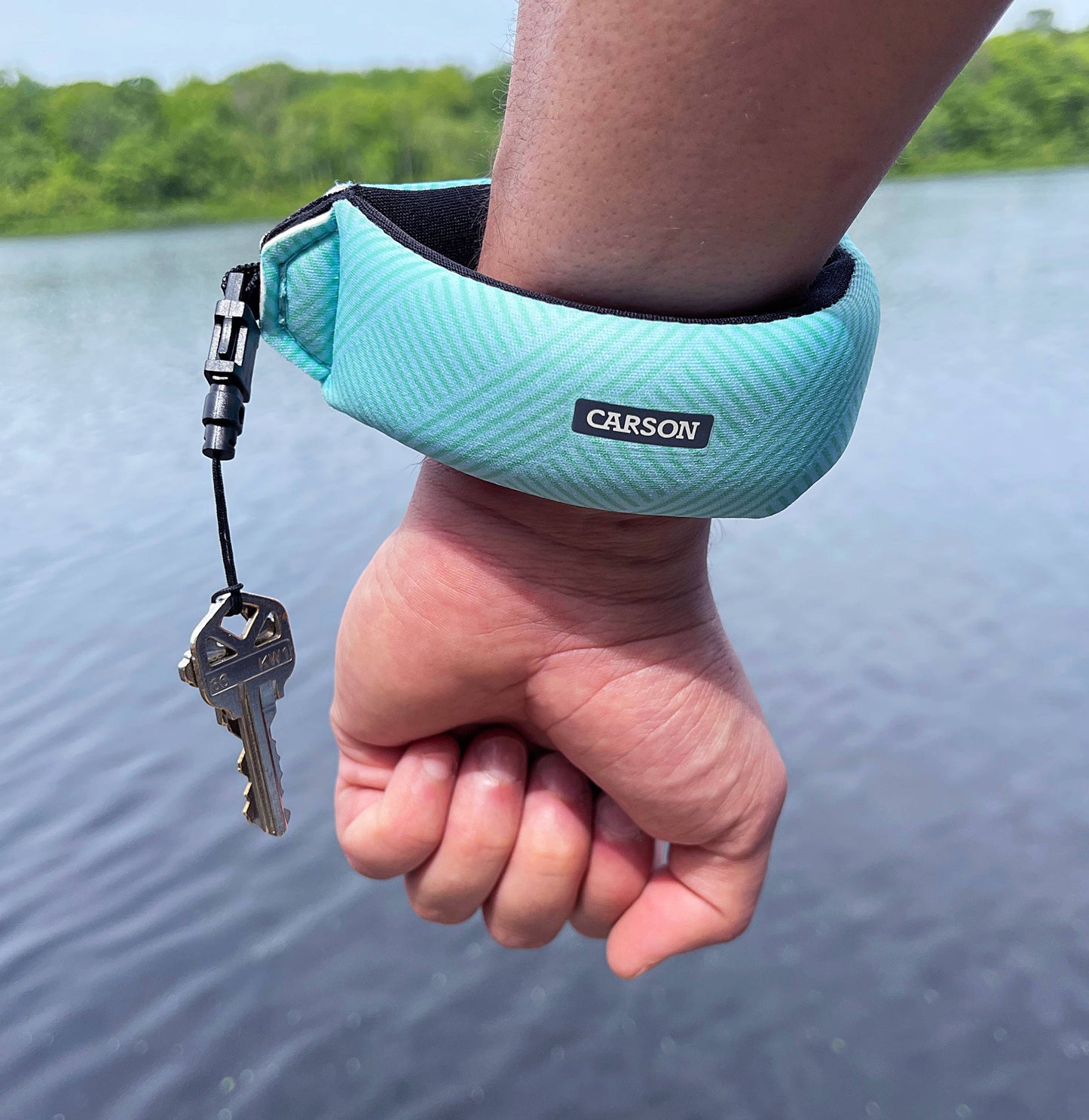Carson - Floating Neoprene Wrist Strap for Keys or Valuables