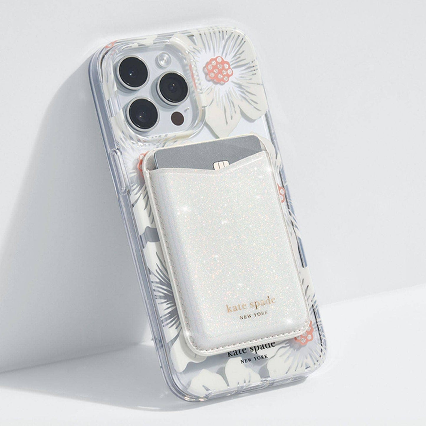 Case-Mate - Kate spade new york Wallet MagSafe White Glitter