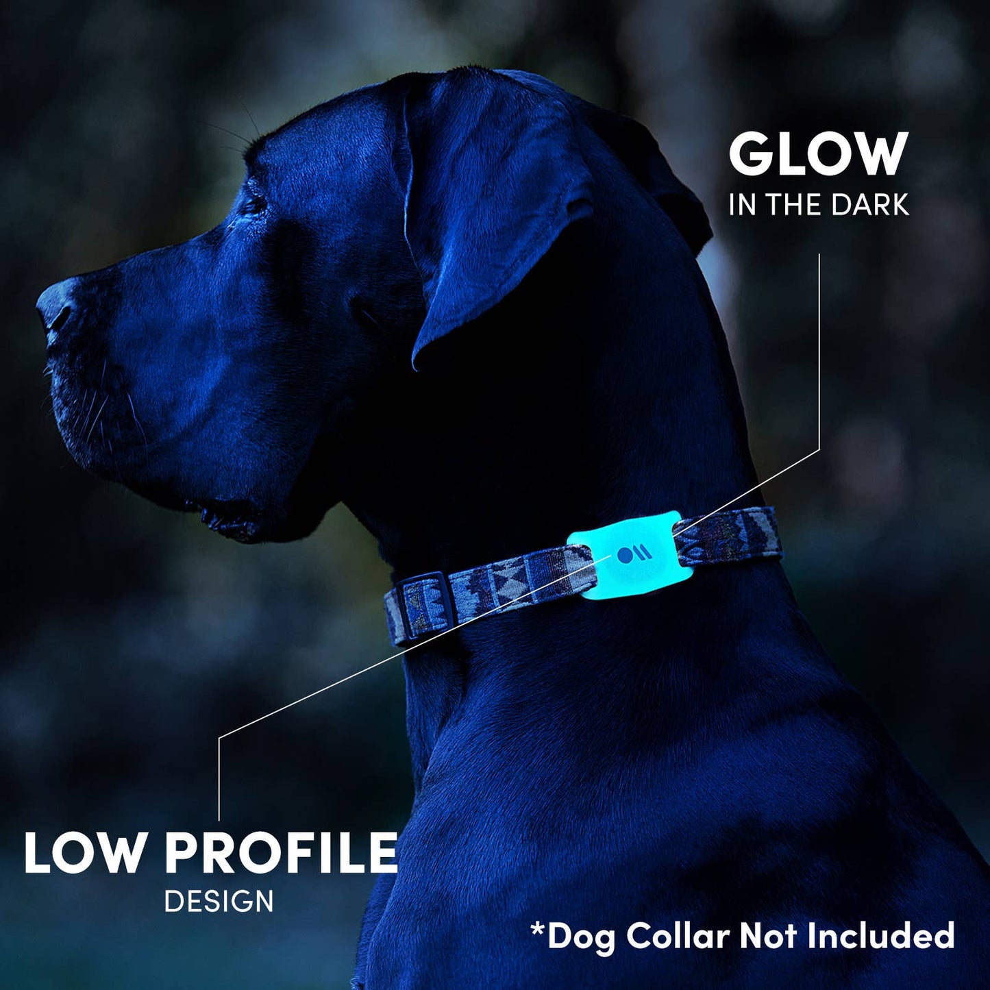 Case-Mate - AirTag Case for Dog Collars (Glow in the Dark) - AirTag Case