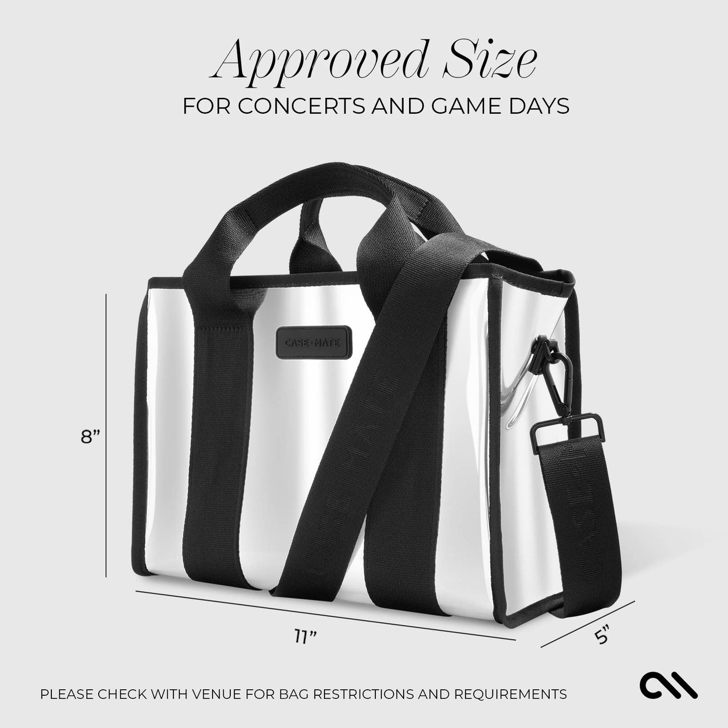 Case-Mate - Case-Mate Silver Chrome Mini Tote Bag
