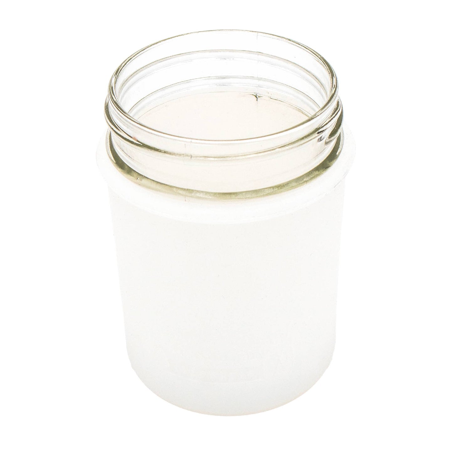 Mason Jar Lifestyle - Silicone Sleeve for Regular Mouth Half Pint 8oz Mason Jars