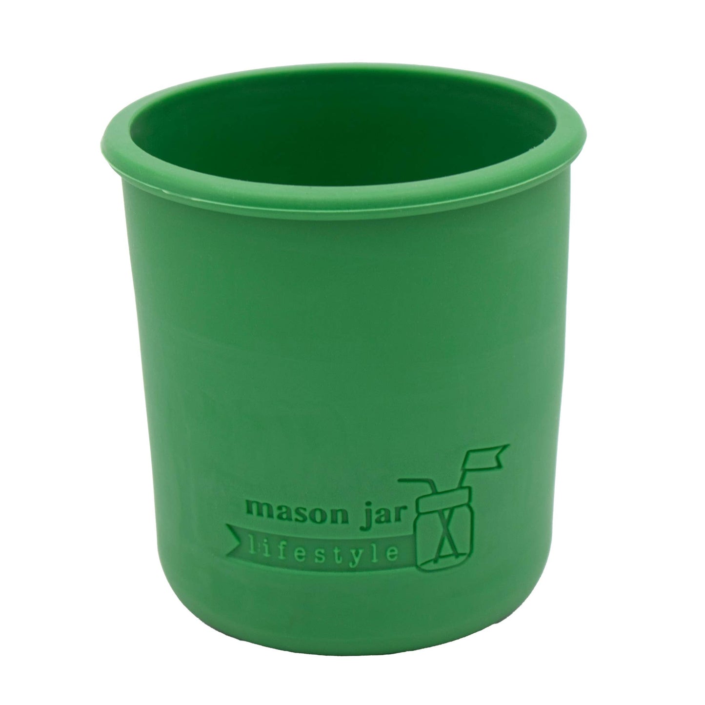 Mason Jar Lifestyle - Silicone Sleeve for Regular Mouth Half Pint 8oz Mason Jars