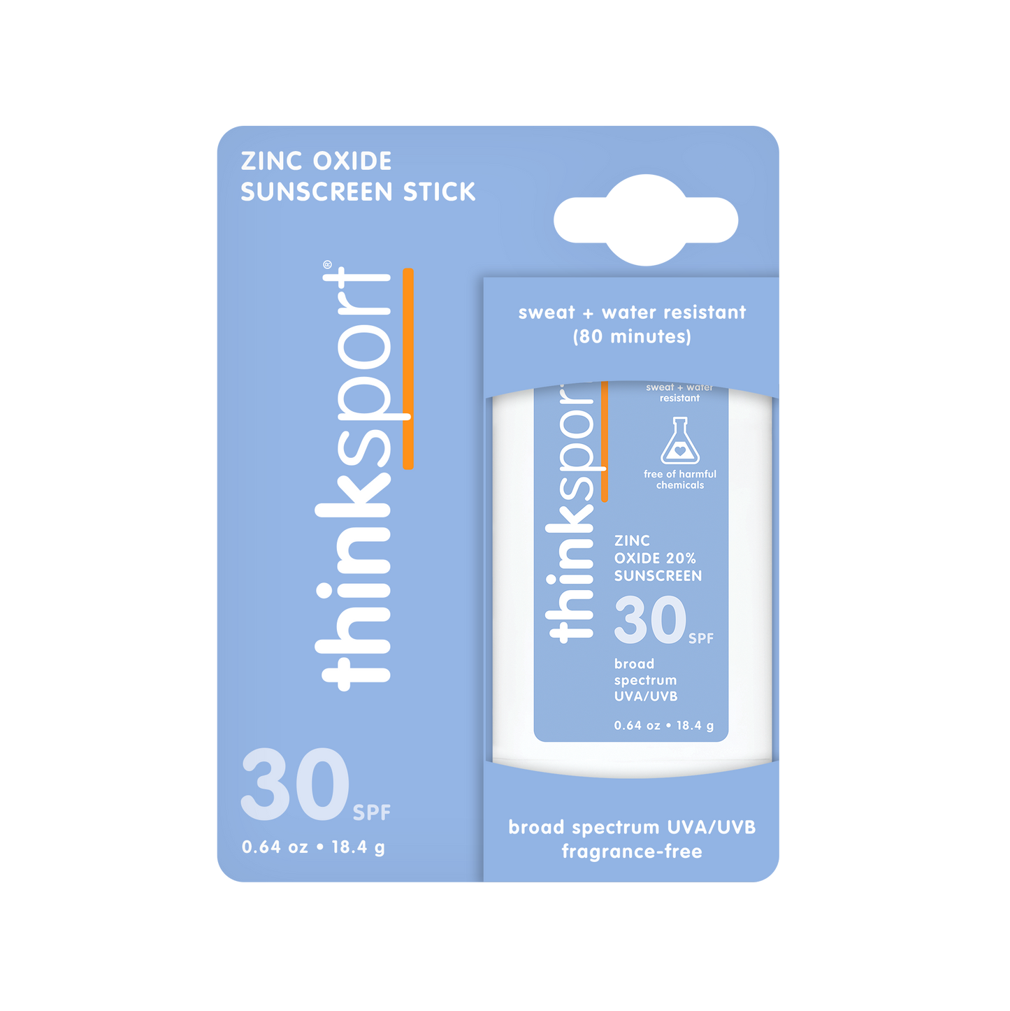 Think - Think Sport SPF 30 Face & Body Sunscreen Stick, EWG Rated #1