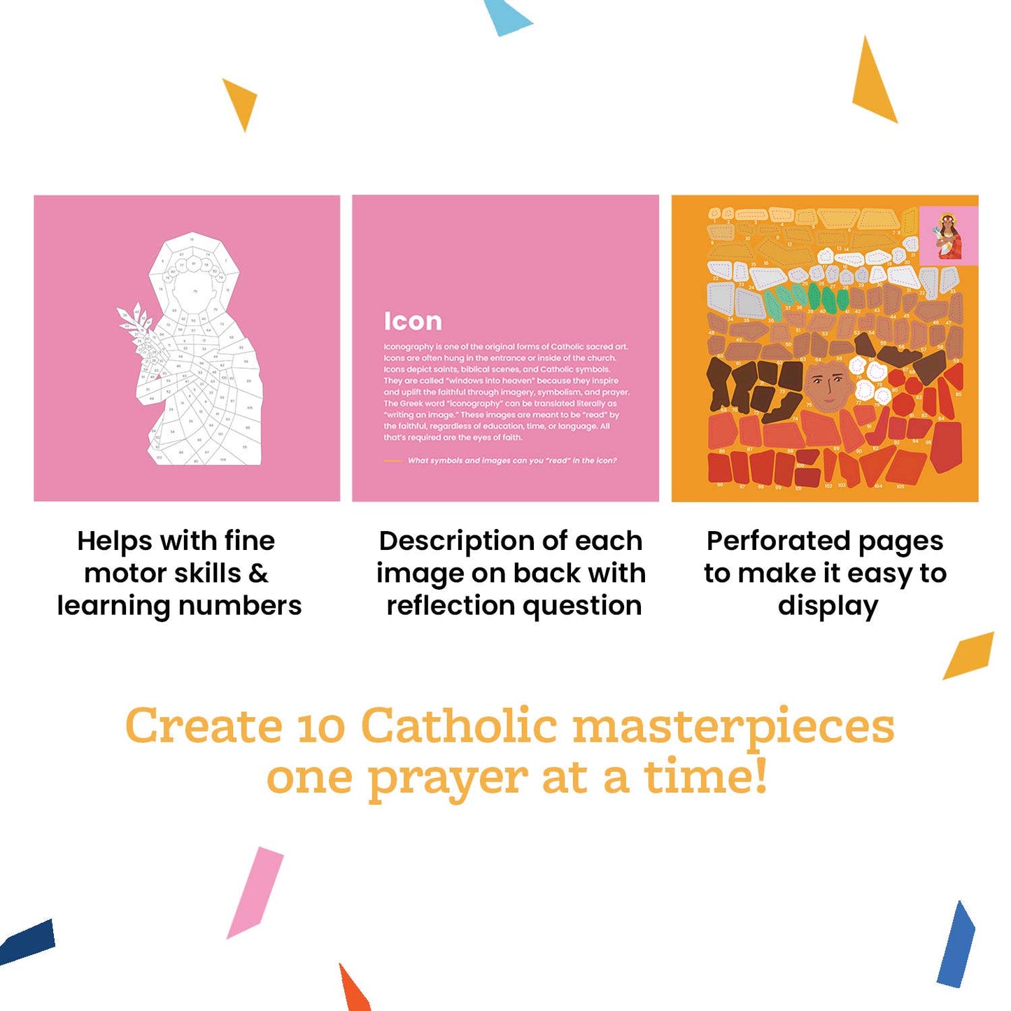 Catholic Family Crate® - Pray by Sticker: Mass Sticker Book
