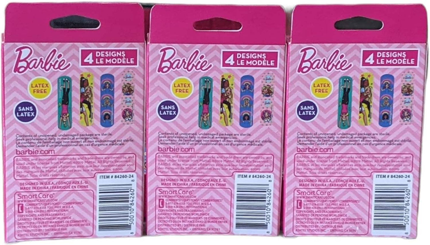 Innovarix - Barbie Themed Sterile Adhesive Kids Bandages - 20ct