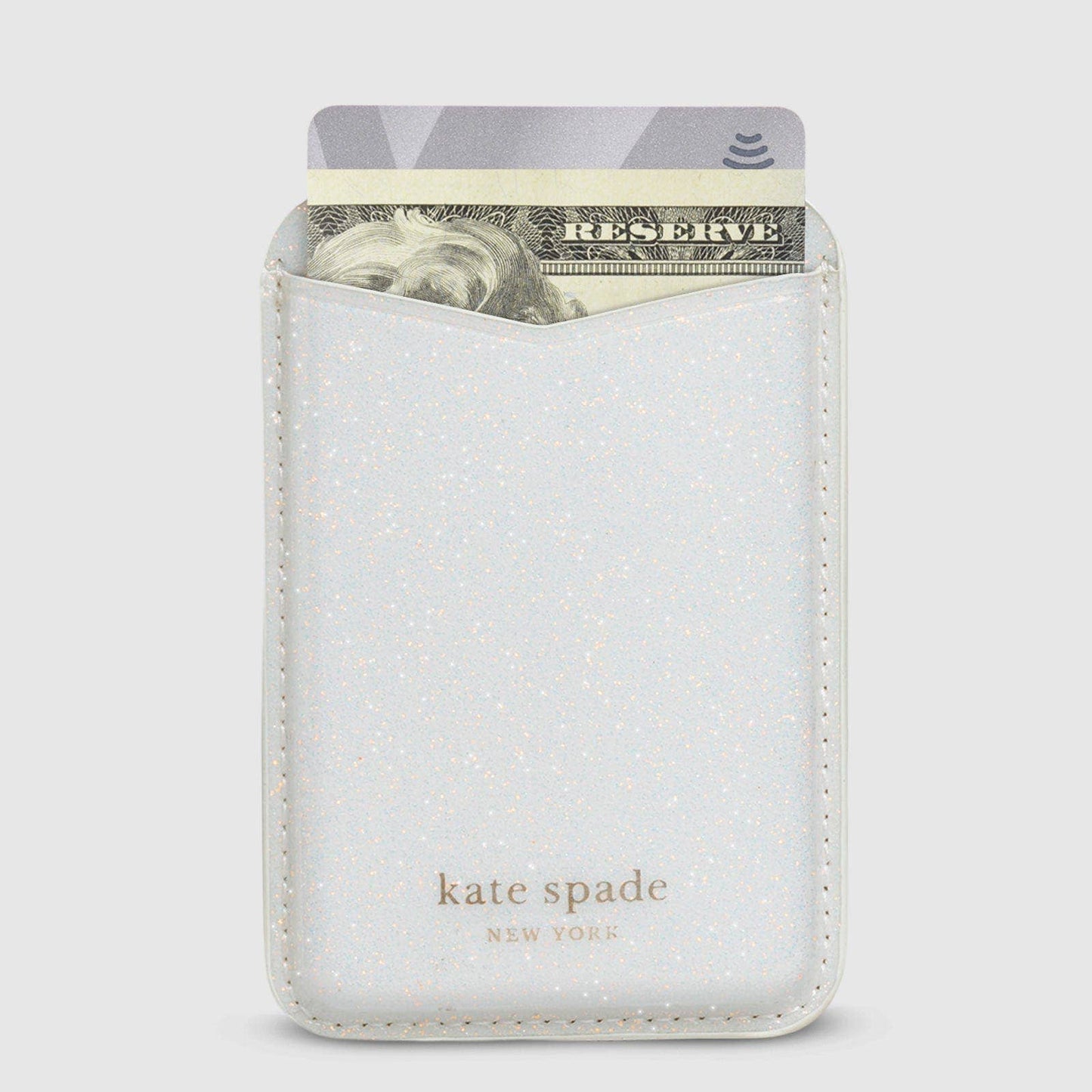 Case-Mate - Kate spade new york Wallet MagSafe White Glitter