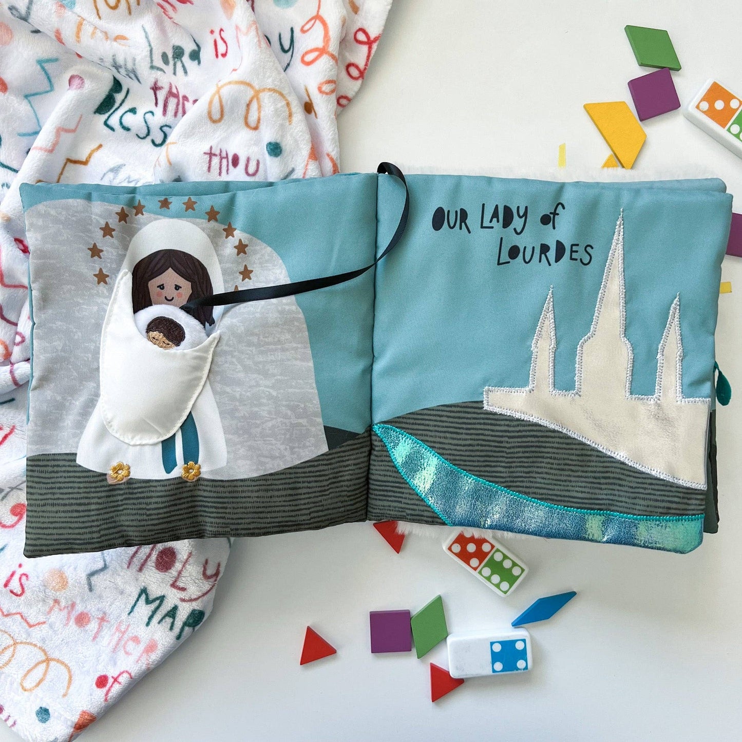 The Little Rose Shop - Wrapped in Mary's Mantle Quiet Book