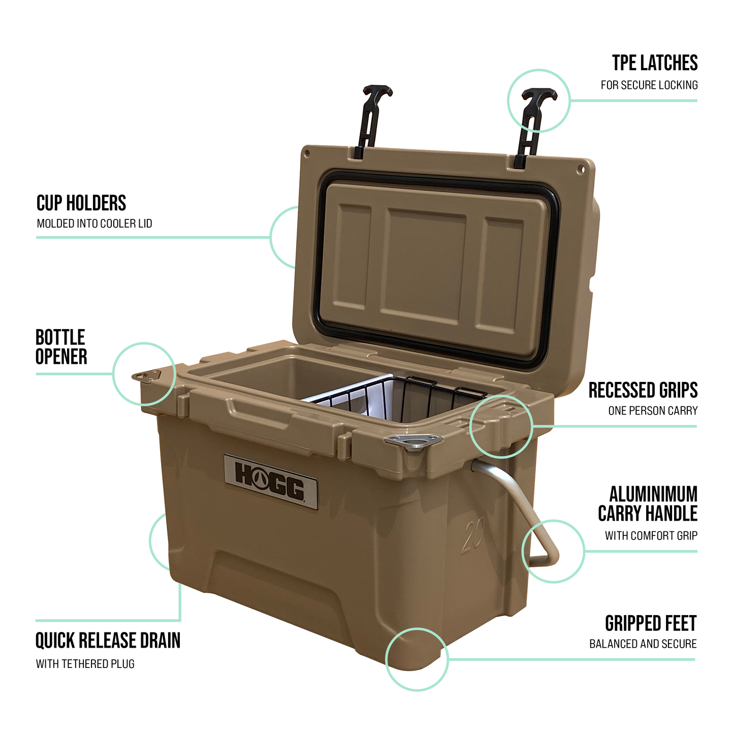 Hogg Outfitters - 20QT COOLER