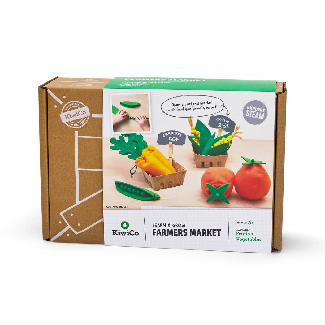 KiwiCo, Inc. - Learn & Grow Farmers Market Toy Kit for Kids