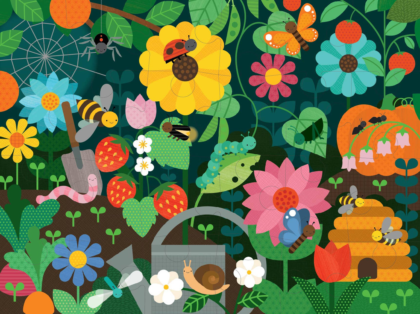 Chronicle Books - Secret Garden 24-Piece Floor Puzzle
