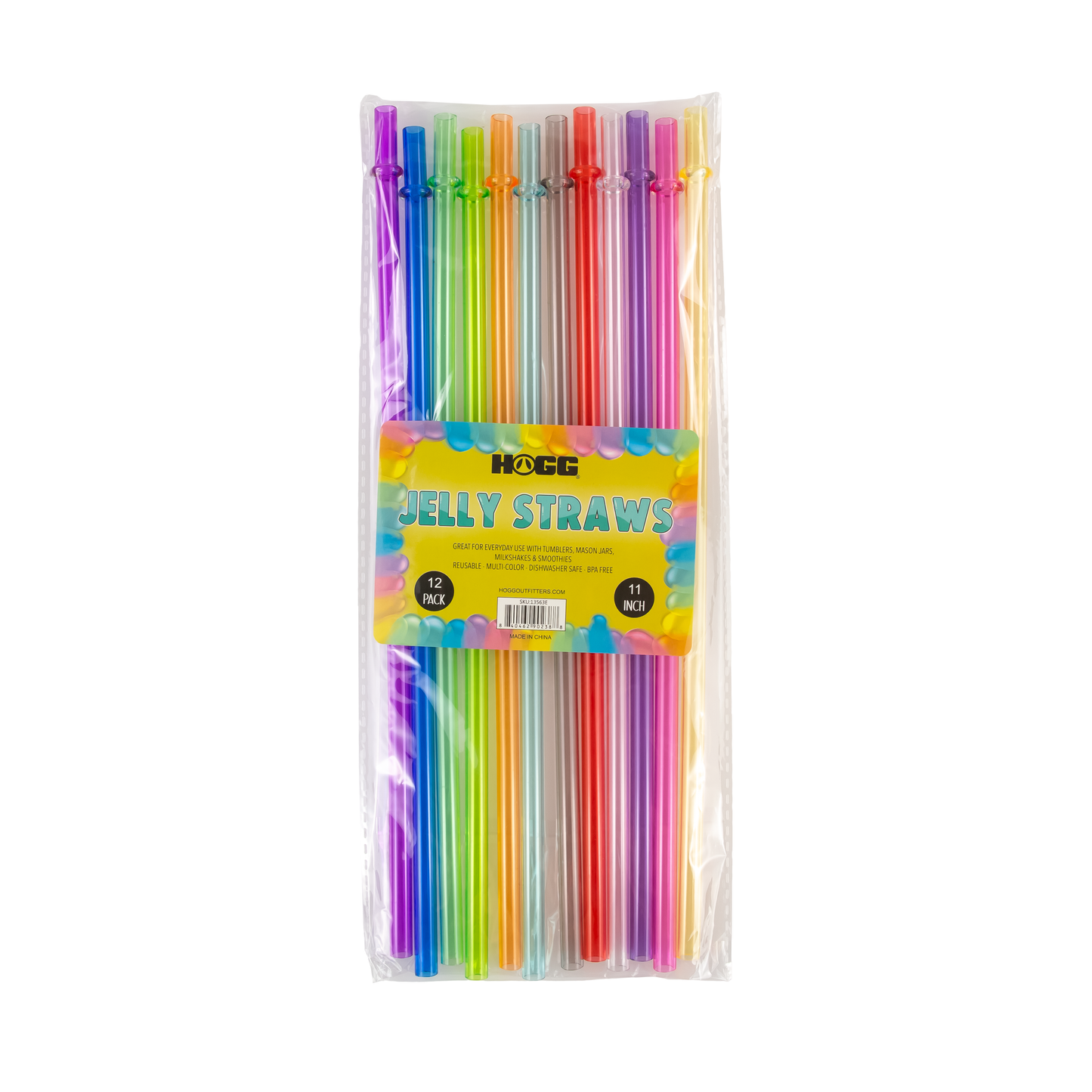 Hogg Outfitters - JELLY STRAWS - 11" (12 PACK)