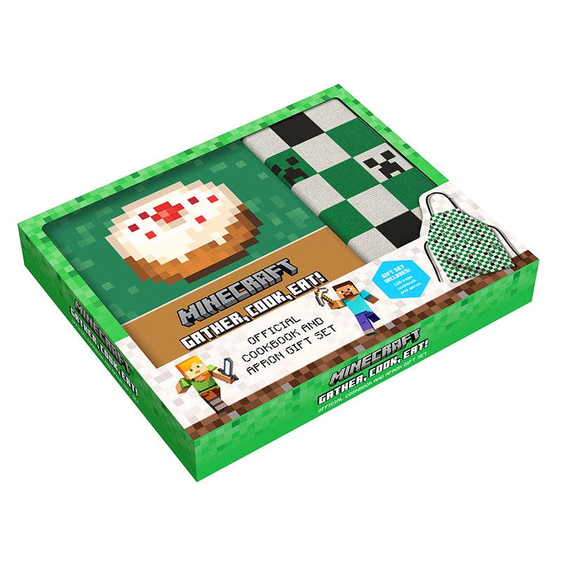 Minecraft: Gather, Cook, Eat! Official Cookbook Gift Set