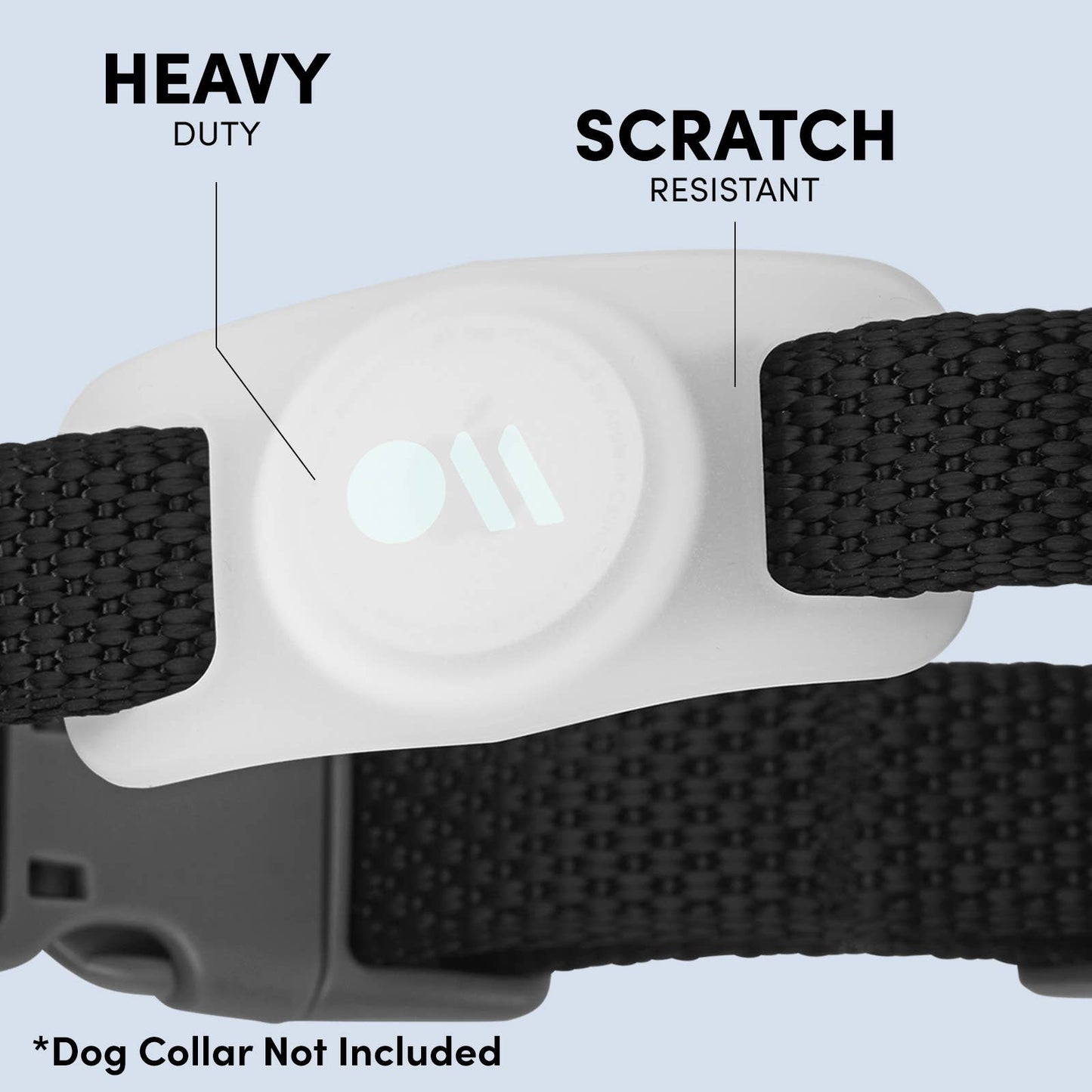 Case-Mate - AirTag Case for Dog Collars (Glow in the Dark) - AirTag Case