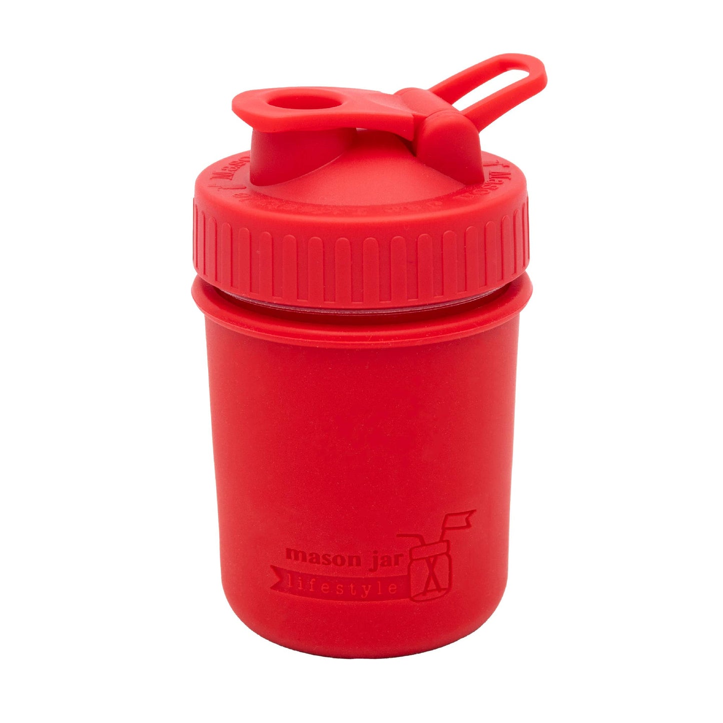 Mason Jar Lifestyle - Silicone Sleeve for Regular Mouth Half Pint 8oz Mason Jars