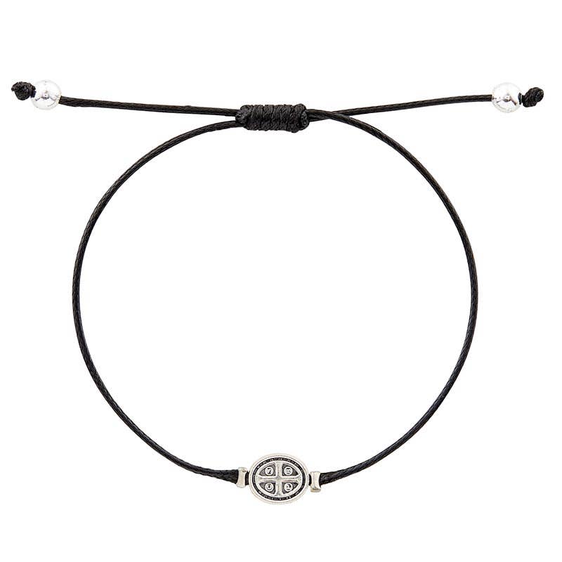 Christian Brands Catholic - St. Benedict Adj Charm Bracel