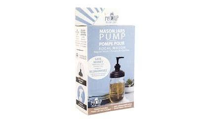 ReCAP® Mason Jars Pump Dispenser, Regular Mouth | Case of 16