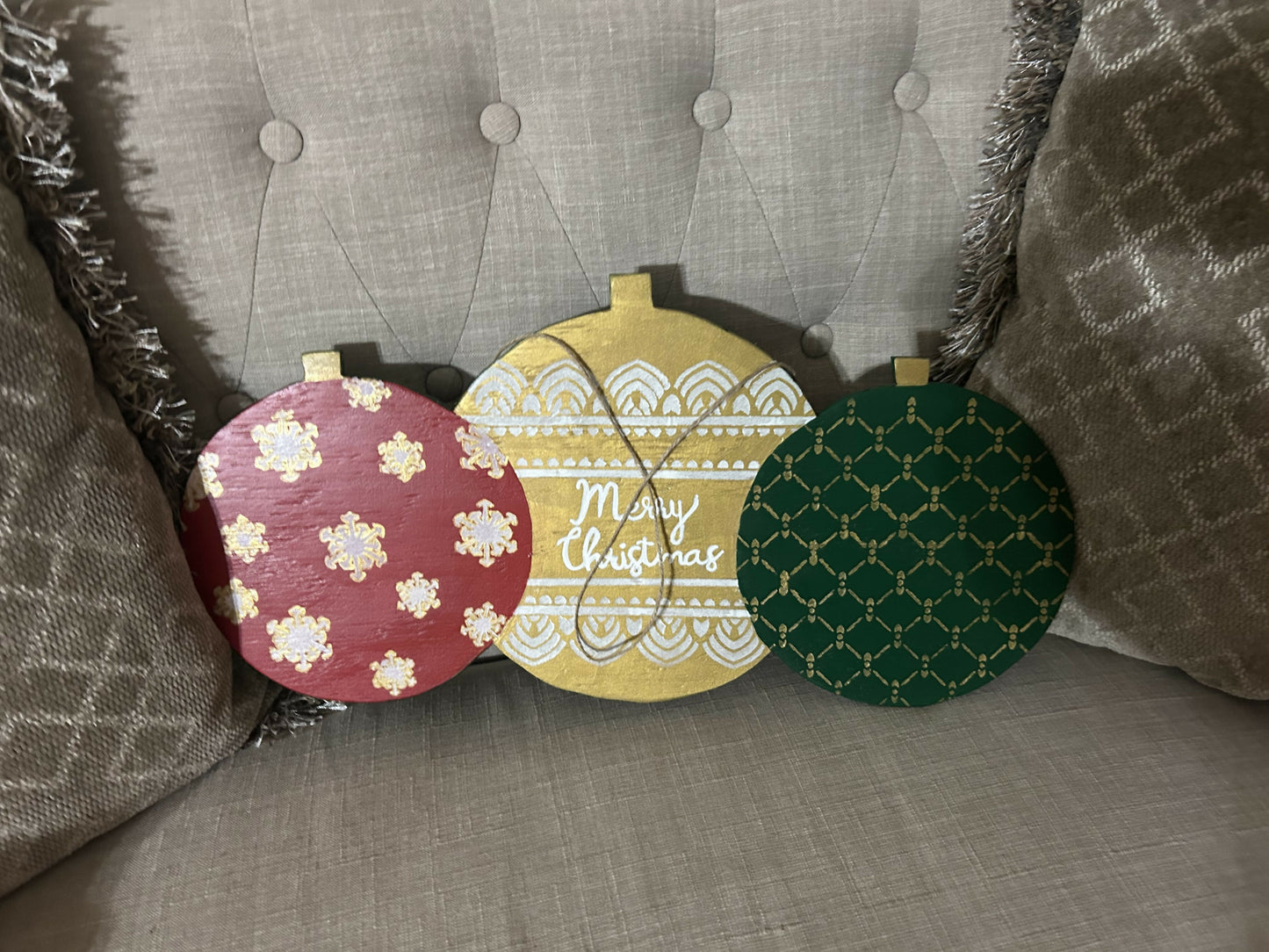 Christmas door hanger