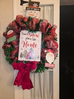 Snowman Christmas Wreath