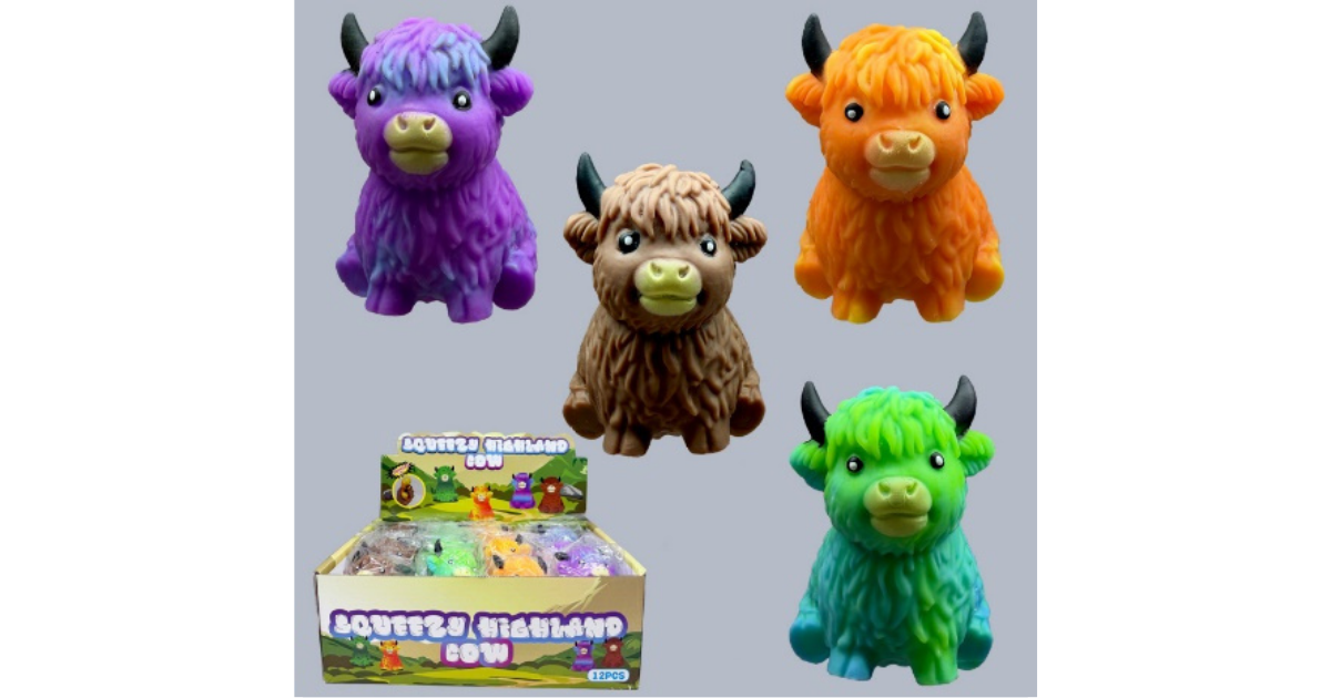 Dough Doughs Squish Highland Cow 3.5in