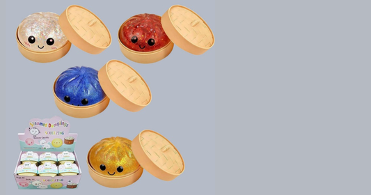Dough Doughs Squish Dumplings Rainbow Tie Dye 3.5in