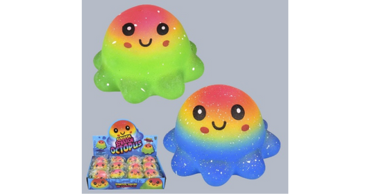Dough Doughs Squish Octopus Rainbow Smile