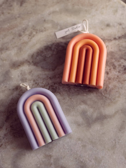 Scented Arch Rainbow Candles | Natural Soy Wax