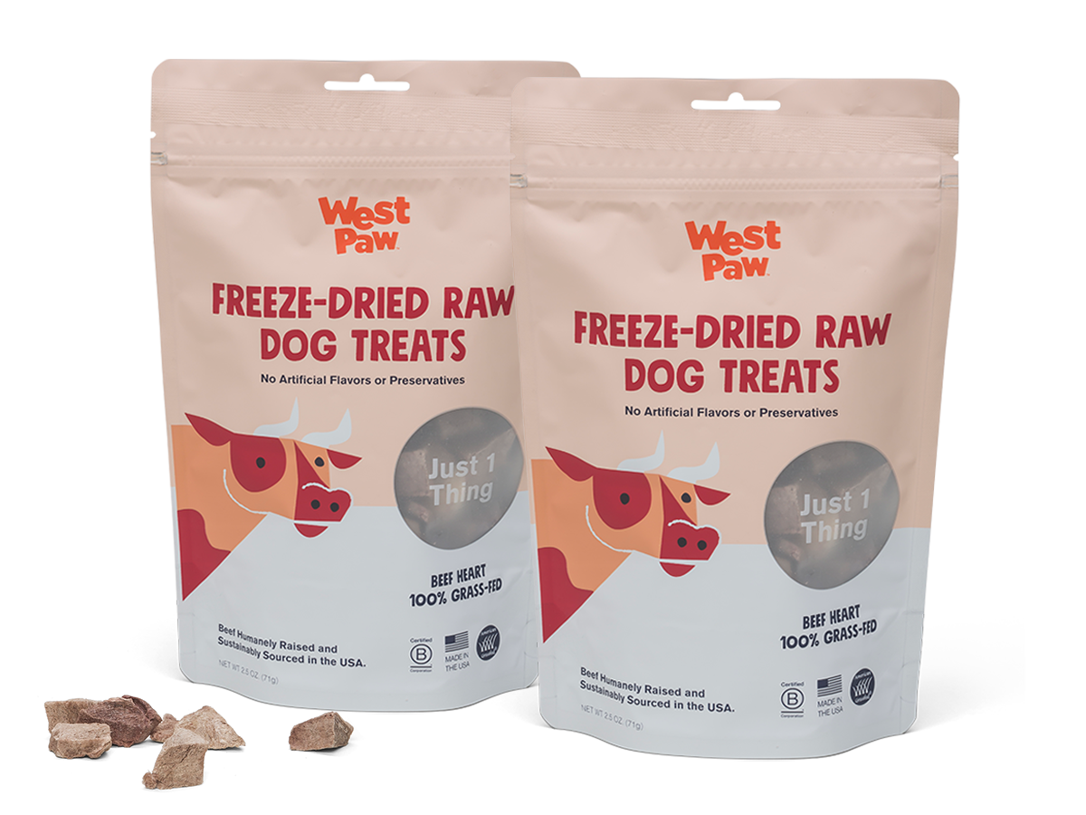West Paw - Freeze-Dried Beef Heart Single-Ingredient Treats