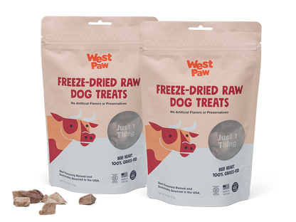 West Paw - Freeze-Dried Beef Heart Single-Ingredient Treats