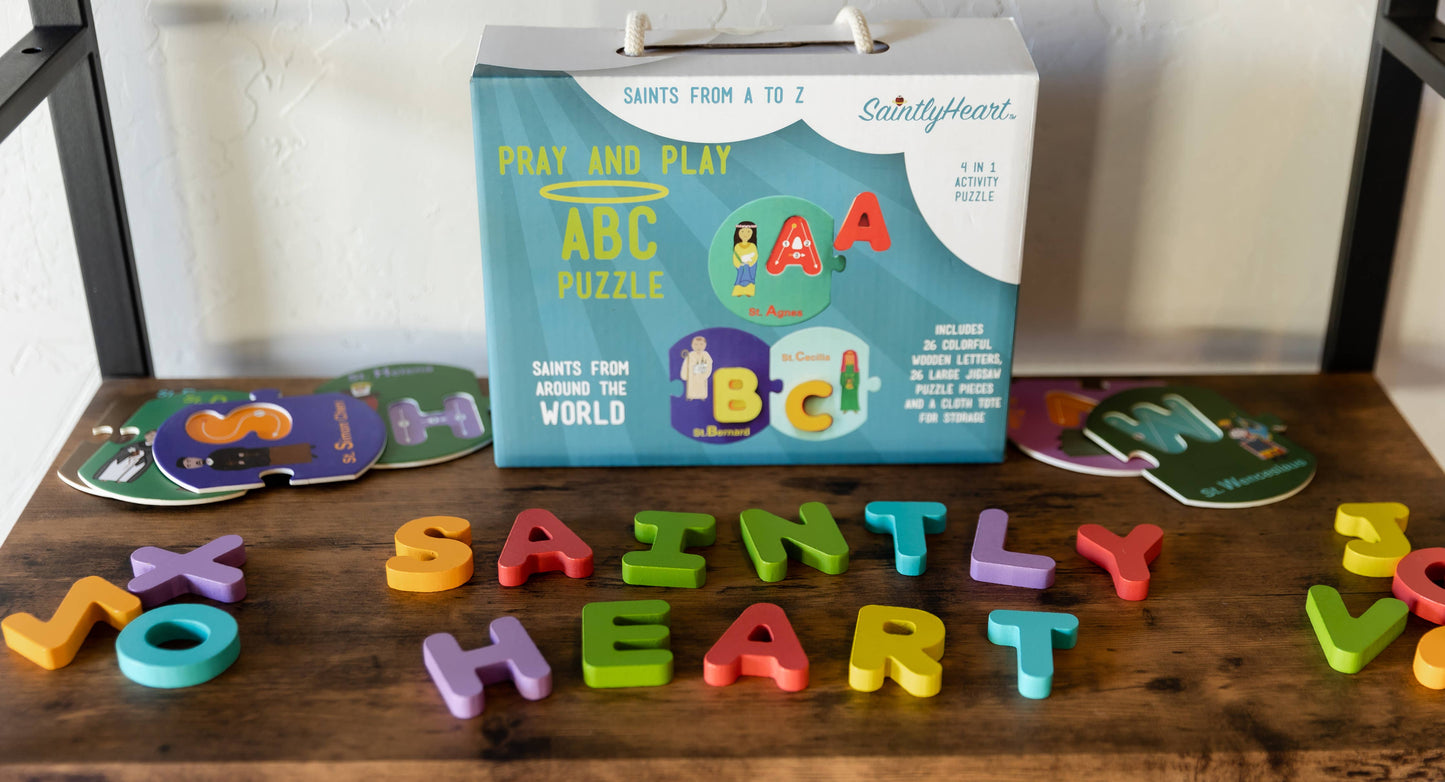 Saintly Heart LLC - Pray and Play ABC Puzzle