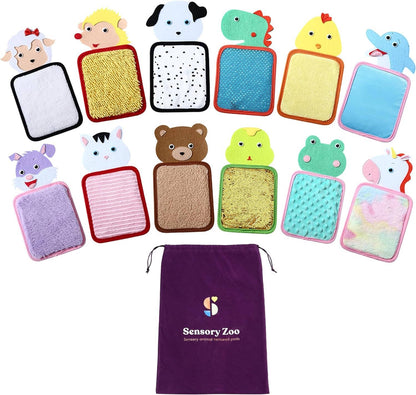 Special Supplies - Special Supplies Sensory Zoo Animal Mats, 10 Sets, Tactile Stimulation for Kids, Supports Autistic and Processing Challenges, Calming and Stimulating Early Learning Play