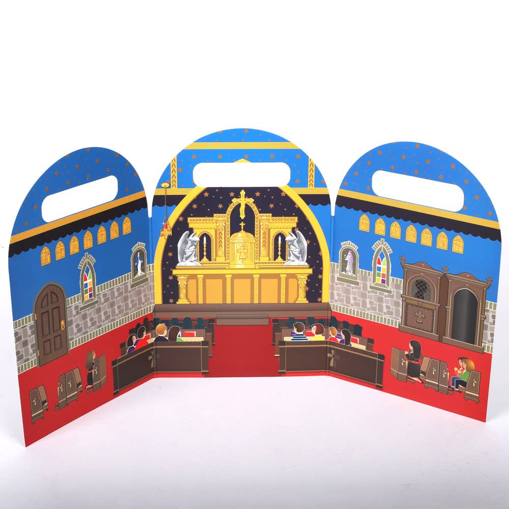 Swanson Christian Products - Toy Playset Magnet My Little Church