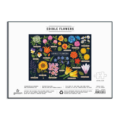 Chronicle Books - Edible Flowers 1000 Piece Puzzle