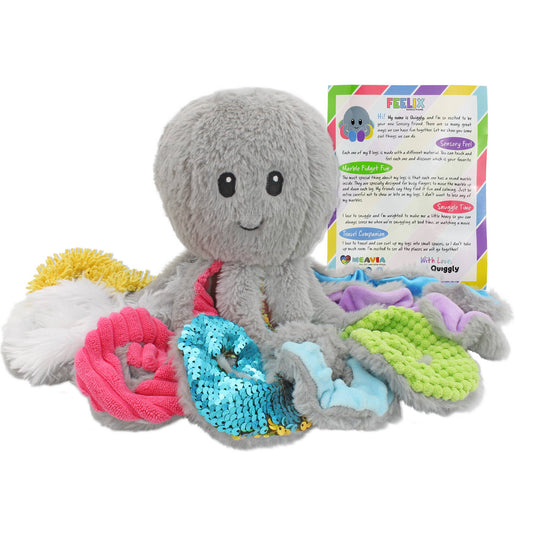 MEAVIA Toys - Quiggly the Weighted Sensory Octopus Plush