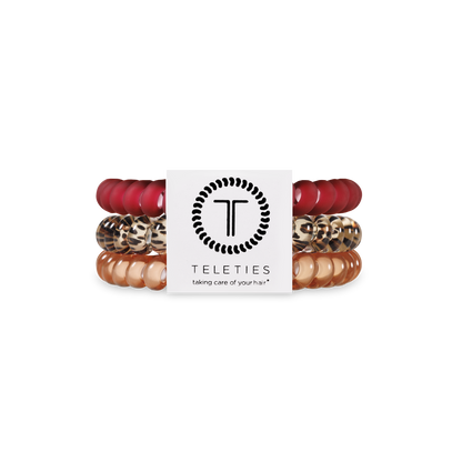 TELETIES - Spiral Hair Coils | Small | Wild Side Hair Ties