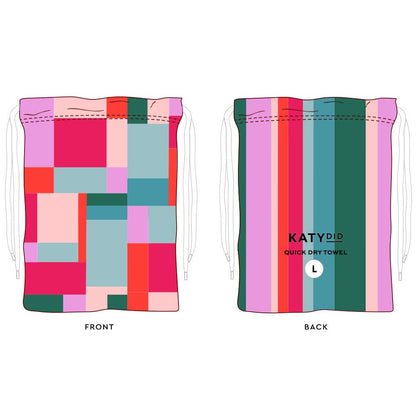 Katydid - Color Block Beach Quick Dry Towel