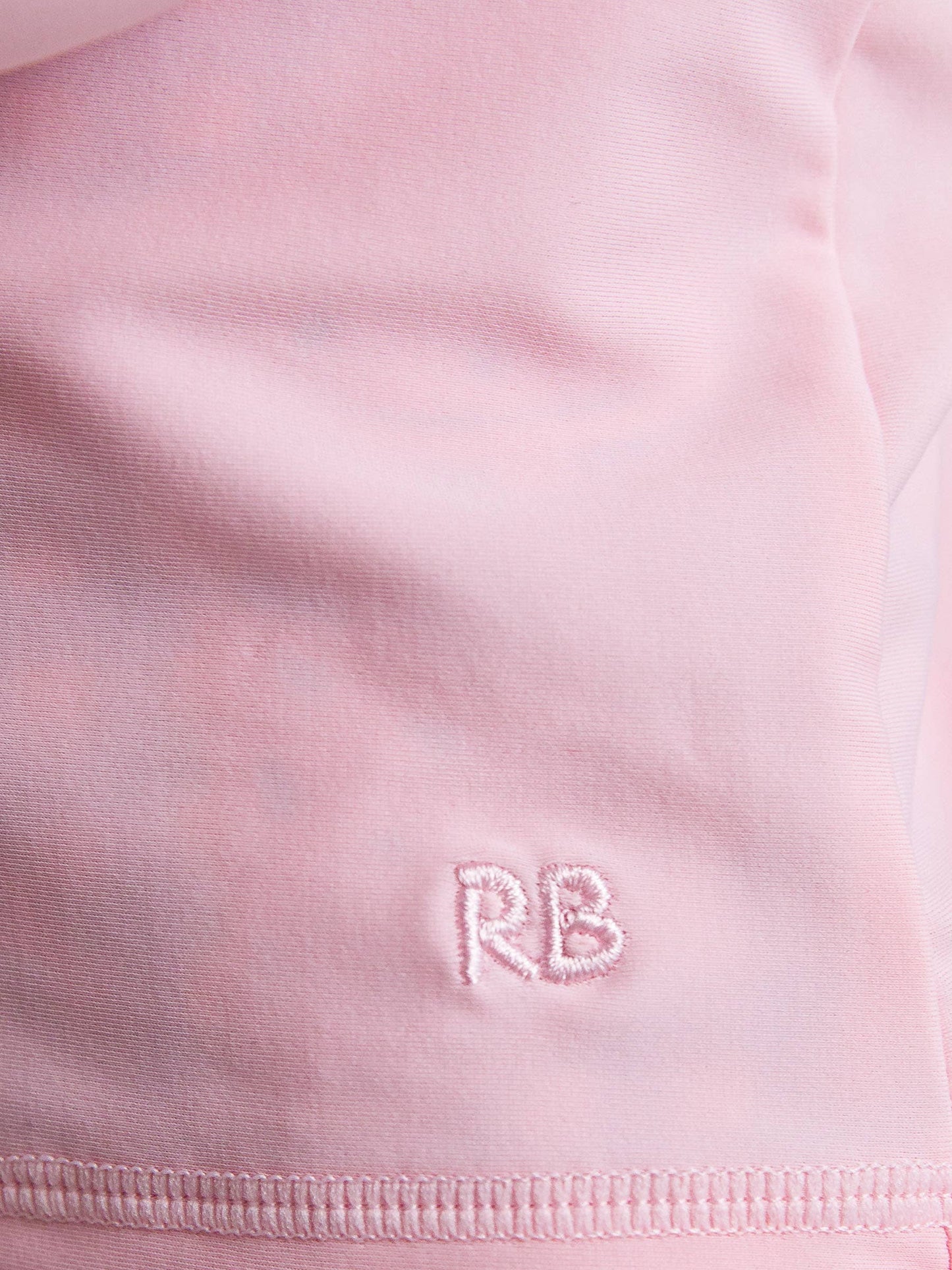 RuffleButts + RuggedButts - Kids Pink Long Sleeve Full Zip Rash Guard