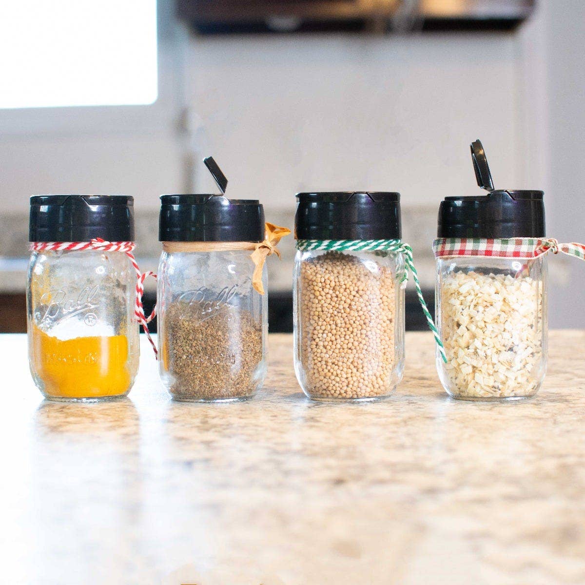 ReCAP® Mason Jars lid Shaker Minis| Mini Mouth| 6 Packs of 4