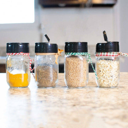 ReCAP® Mason Jars lid Shaker Minis| Mini Mouth| 6 Packs of 4