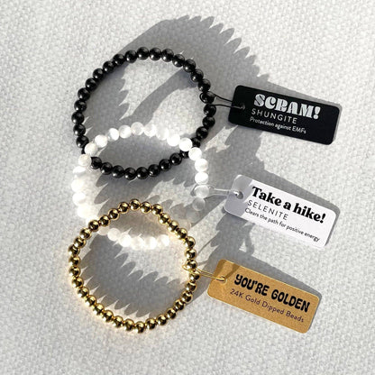 Scram! Shungite Bracelet