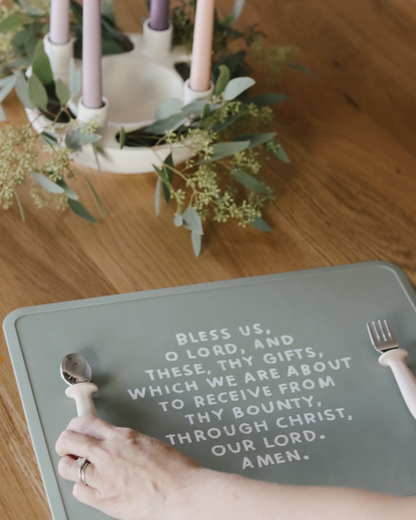 Be A Heart - Meal Blessing Silicone Placemat
