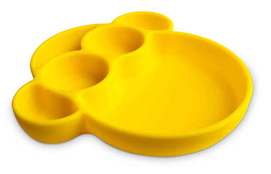 Think - Suction Plate Yellow Monkey