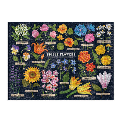 Chronicle Books - Edible Flowers 1000 Piece Puzzle