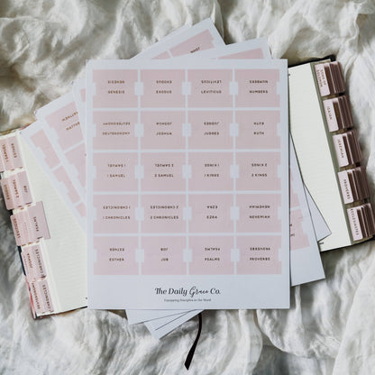 The Daily Grace Co - Blush Bible Tabs