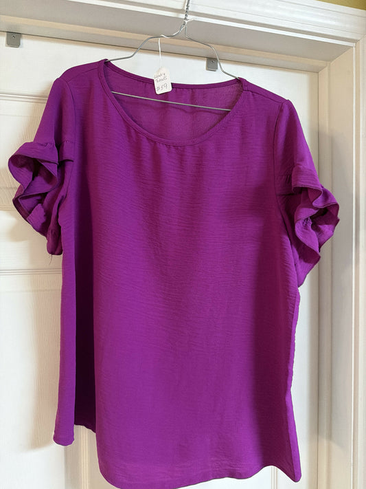Shirt purple size large