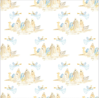 Sweet Bay Clothing - Nativity  Zipper Onesie