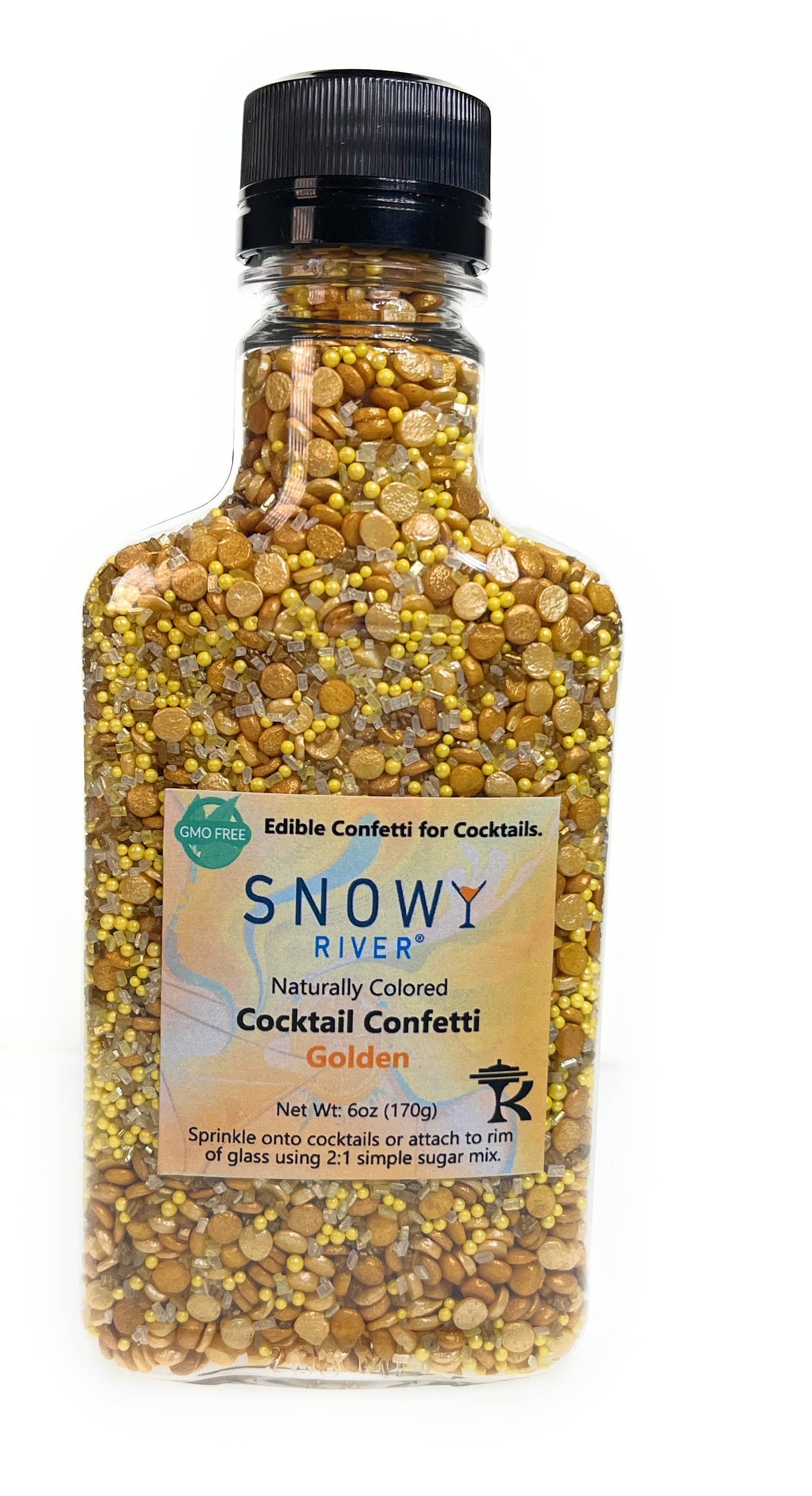 Snowy River Golden Cocktail Confetti (1x6oz Bottle)